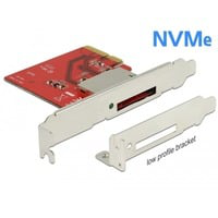 91748 lecteur de carte mémoire PCI Express Interne Métallique, Rouge, Adaptateur características