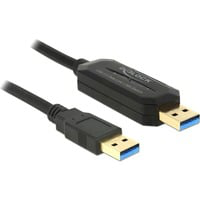 1.5m, USB 3.0-A - USB 3.0-A câble USB 1,5 m USB 3.2 Gen 1 (3.1 Gen 1) USB A Noir precio