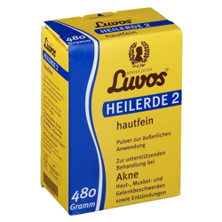 Luvos® Argile médicinale 2 Acné características