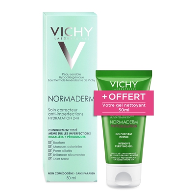 Vichy Normaderm Phytsolution Gel Purifiant Intense + Normaderm Soin correcteur