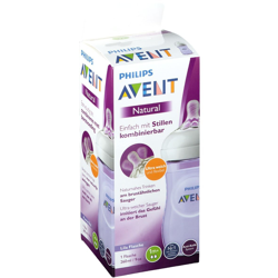 Philips Avent Biberon natural Violet 260 ml características