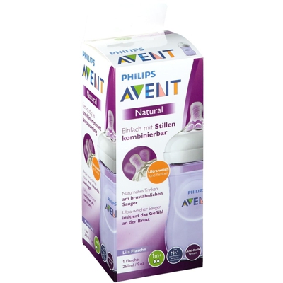 Philips Avent Biberon natural Violet 260 ml