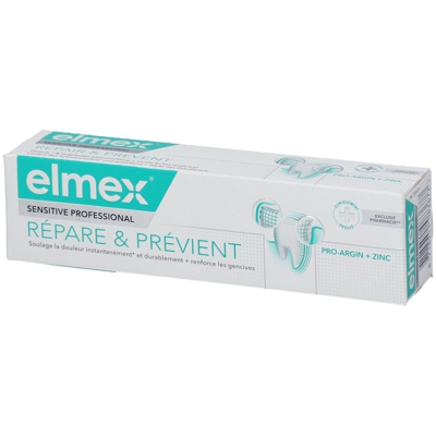 elmex® Dentifrice Sensitive Professional™ Répare & Prévient