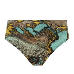 PAIN DE SUCRE bas de maillot de bain culotte haute Tobago Python