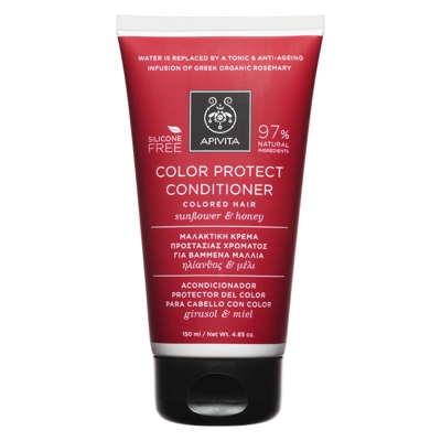 Après-Shampooing Cheveux Colorés APIVITA 150 ml – Tournesol et miel