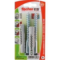 UX 12 x 70 S 2 pièce(s) Kit de fiches murales et vis 7 cm, Goujon