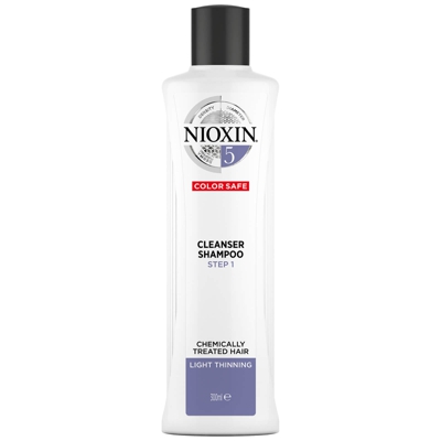 Shampooing Nettoyant Système 5 3 Étapes pour Cheveux Traités Chimiquement avec Perte Légère des Cheveux NIOXIN 300 ml
