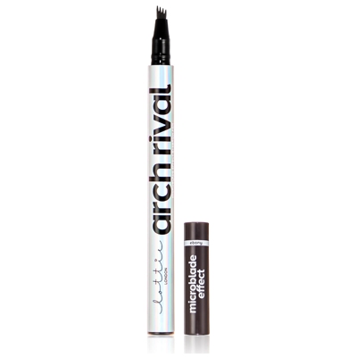 Lottie London Arch Rival Microblade Brow (Various Shades) - Ebony