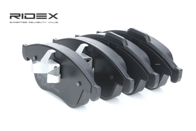 RIDEX Plaquettes De Frein 402B0660 Jeu De Plaquettes De Frein,Jeu de plaquettes de frein, frein à disque RENAULT,MEGANE III Fastback BZ0_,CLIO IV
