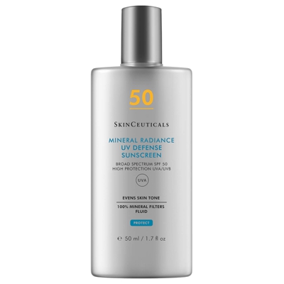 Protection solaire 100 % minérale teintée Mineral Radiance UV Defense SPF 50 SkinCeuticals 50 ml