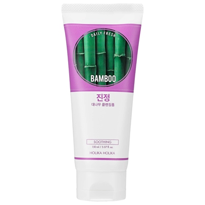 Mousse Nettoyante Quotidienne Fraîche au Bambou Daily Fresh Holika Holika 150 ml