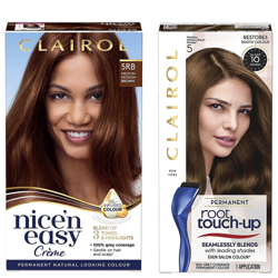 Clairol Nice' n Easy Permanent Hair Dye and Root Touch up Duo (Various Shades) - 5RB Medium Reddish Brown/5 Medium Brown precio
