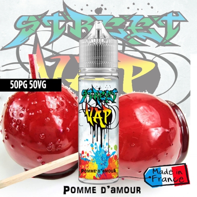 E liquide Pomme d'amour - 50ml - Street Vap