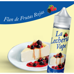 E liquide flan de frutas rojas-50ml-la lecheria vape precio