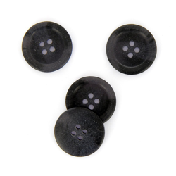 Boutons marbré gris foncé 23 mm características