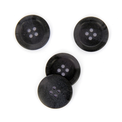 Boutons marbré gris foncé 23 mm
