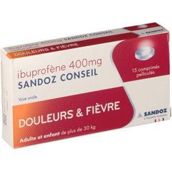 Sandoz Ibuprofène 400 mg precio