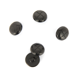 Boutons effet cuir noir 15 mm precio
