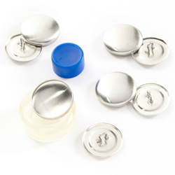Bouton à recouvrir métal argent precio