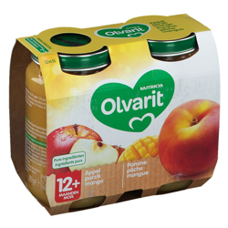 Olvarit Ponme Pêche Mangue 12+ mois características