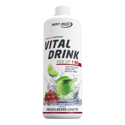 Best Body Nutrition Low Carb Vital Drink cranberry-citron vert
