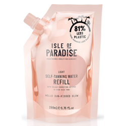Isle of Paradise Self-Tanning Water Refill Pouch Light 200ml características