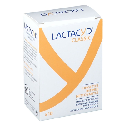 Lactacyd® Classic Lingettes Intimes nettoyantes