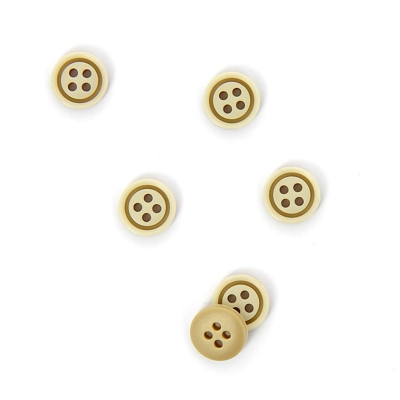 Boutons colorés bleu et noirs 14mm