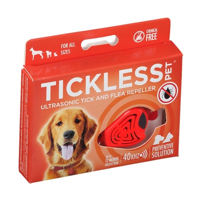Tickless Expulseur Ultrasonique Tique/Puce Orange