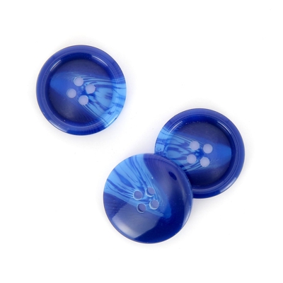 Boutons bleus dégradés 25 mm