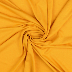Tissu jersey uni lourd moutarde características