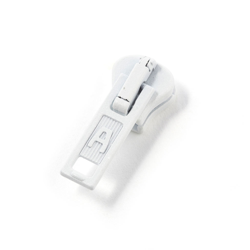 Curseur pour fermeture éclair blanc características