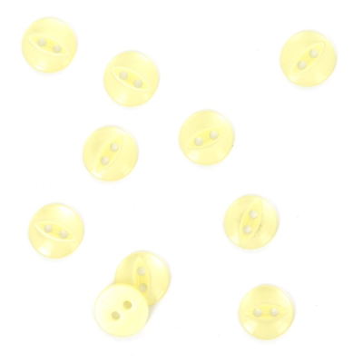 Boutons ronds beiges 11 mm