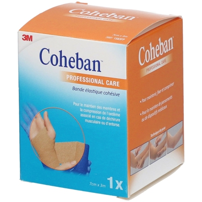 3M™ Cohéban™ bande cohésive chair 3 m x 7 cm