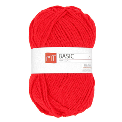 Pelote de fil à tricoter MT basic rouge precio