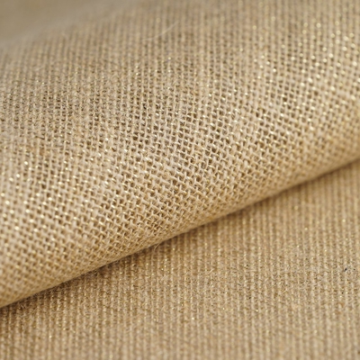 Toile de jute fil or