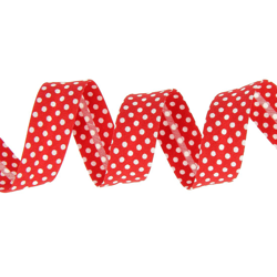 Biais à pois rouge 20 mm precio