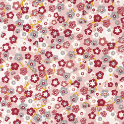 Tissu japonais fleurs de cerisier rose precio