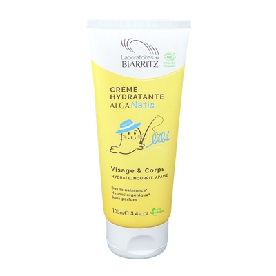 Alga Natis® - Soins Bébé Crème hydratante certifiée Bio