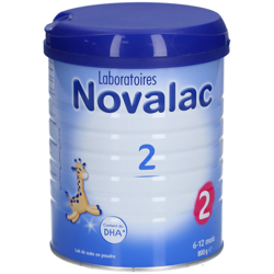 Novalac 2 Lait de suite 2ème âge características