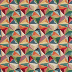 Tissu jacquard gobelin diamonts multicolores características