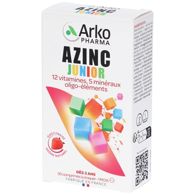 Arkopharma Azinc Junior Forme et Vitalité gout Fraise