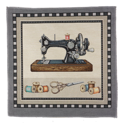 Carré de tissu jacquard machine a coudre en oferta