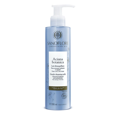 Sanoflore Aciana botanica Lait démaquillant douceur peau nue divine