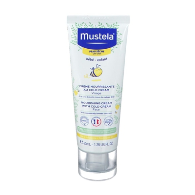 mustela® Bébé Enfant Crème Nourrissante au Cold Cream Peau Sèche
