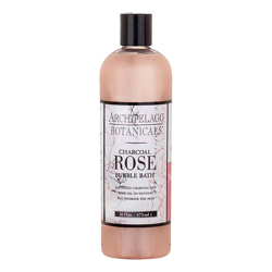 Archipelago Botanicals Charcoal Rose Bubble Bath 16oz características