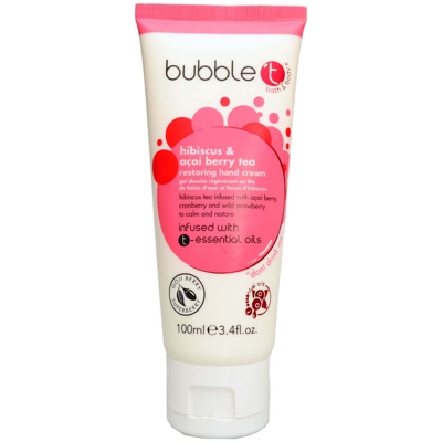 Crème pour les Mains Bubble T - Hibiscus & Thé d'Açaï 100 ml