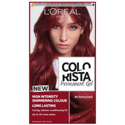 L'Oréal Paris Colorista Permanent Gel Hair Dye (Various Shades) - Cherry Red