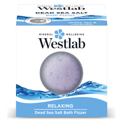 Boule Effervescente Relaxante à la Boue de la Mer Morte pour le Bain Relaxing Dead Sea Salt Bath Fizzer Westlab precio