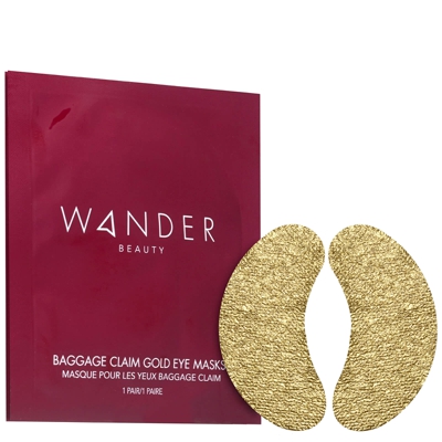 Wander Beauty Baggage Claim Gold Eye Masks - Set of 6 0.84 oz
